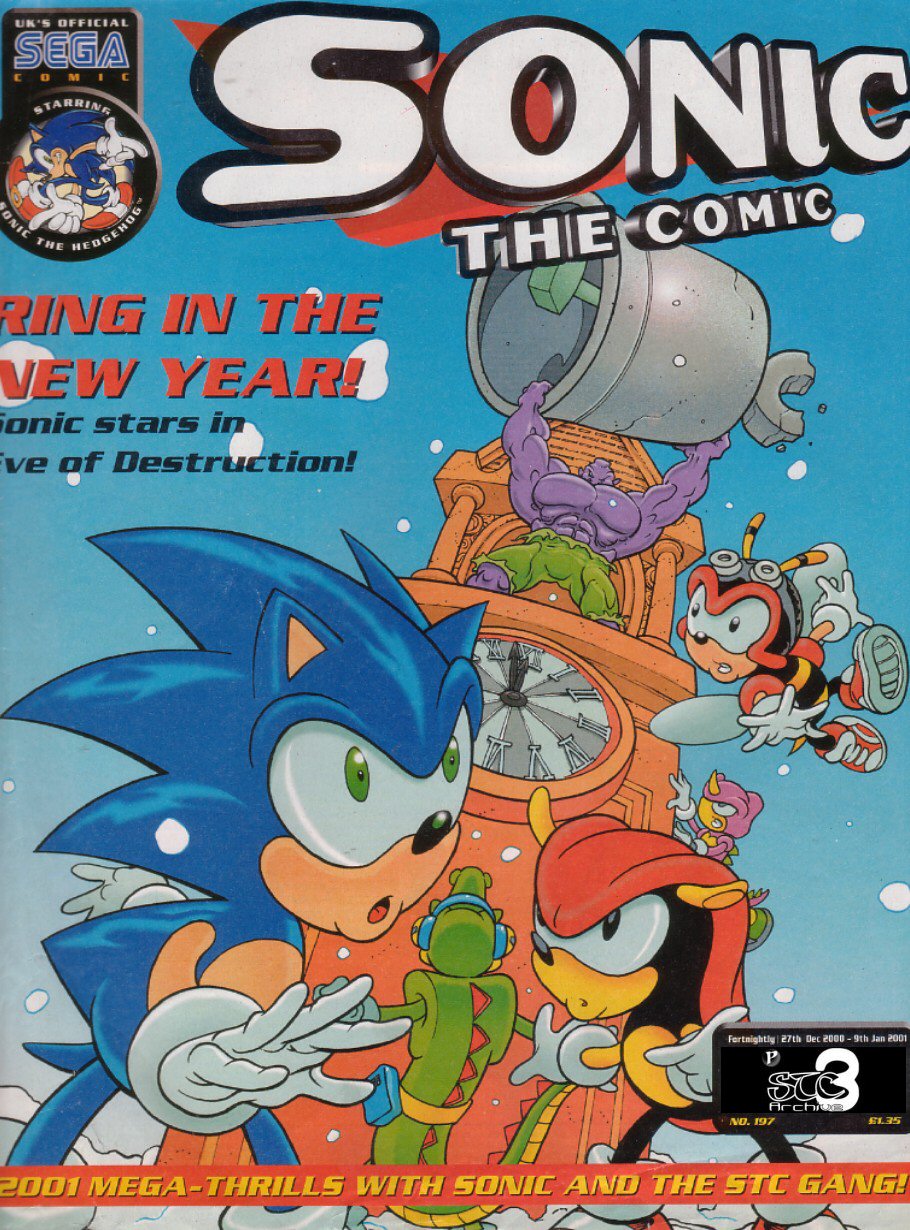 Sonic - The Comic Issue No. 197 Comic cover page